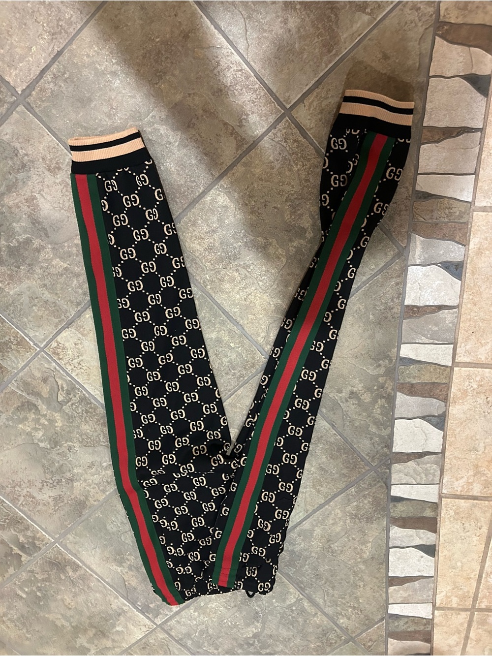 Men's Gucci GG jersey cotton jog pants, size XXL made in Italy - Picture 6 of 14